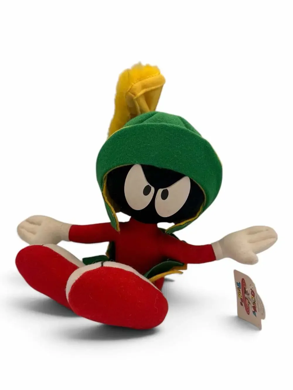 Vintage Looney Tunes Marvin the Martian Poseable Plush Toy Applause with Tag